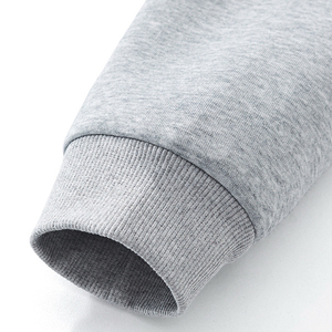 Sudadera con Capucha Deportiva de Felpa Gruesa con Bordado Personalizado al por Mayor, Sudadera Corta con Cremallera Extra Grande de Primera Calidad - Product Image 3