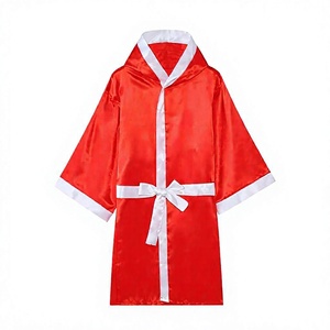 Robes de boxe personnalisées de haute qualité, légères et écologiques, vêtements d'entraînement, matériau en polyester durable, toutes saisons, 2024 - Product Image 1