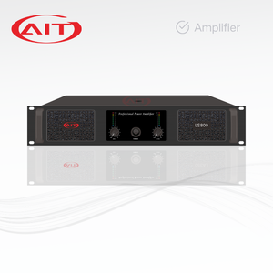 Amplificateur de puissance stéréo LS800 OEM ClassAB 2U 800W RMS 2 canaux 8 ohms, construction métallique, garantie 2 ans, <span class=keywords><strong>facteur</strong></span> <span class=keywords><strong>d</strong></span>'<span class=keywords><strong>amortissement</strong></span> élevé - Product Image 1
