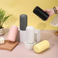 Thermos isotherme portable créatif anti-fuite de 400 ml en acier inoxydable à double paroi avec filtre