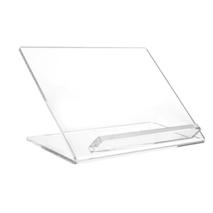 Support de bureau en acrylique personnalisé, support transparent moderne pour ordinateur portable, iPad - Product Image 4