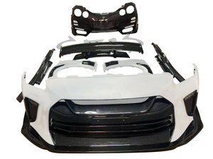 ชุดแต่งรอบคันสไตล์ Top Secret แบบคาร์บอนครึ่งคัน ประกอบด้วยกันชนหน้า กันชนหลัง สเกิร์ตข้าง บังโคลน ปีกหลัง สำหรับ <span class=keywords><strong>GTR</strong></span> <span class=keywords><strong>R35</strong></span> ปี 2008-2023 - Product Image 5