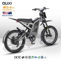 Vélo électrique OUXI GT2000 à pneus larges de 24 pouces, 250W, certifié CE EN15194, frein à disque hydraulique, entrepôt AU, pour adultes
