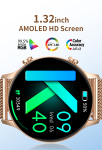CY19 NEW 1.32INCH AMOLED <b>MINI</b> Smartwatch For Women Sport Fitness <b>Tracker</b> Heart Rate Smartwatch For Android IOS PK Y22 - Product Image 4