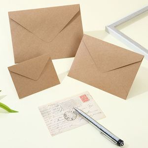 Enveloppe en papier kraft foncé 140G, enveloppe vierge de couleur unie, petite enveloppe pour impression - Product Image 4