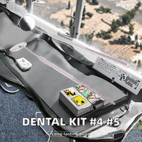 Kit de Instrumentos Dentales, Espejo Bucal, Material de Acero Manual