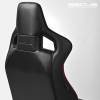Asientos Deportivos para Auto en Cuero PU con Diseño Ergonómico SSCUS OEM EURO 621, Estructura Reforzada y Contorno Profundo
