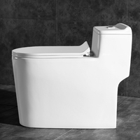 WC monobloc moderne blanc en céramique pour salle de bain, style occidental