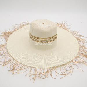 Shw218 giấy rơm rộng vành cảm thấy mũ nón cơ thể bangora cơ thể - Product Image 3