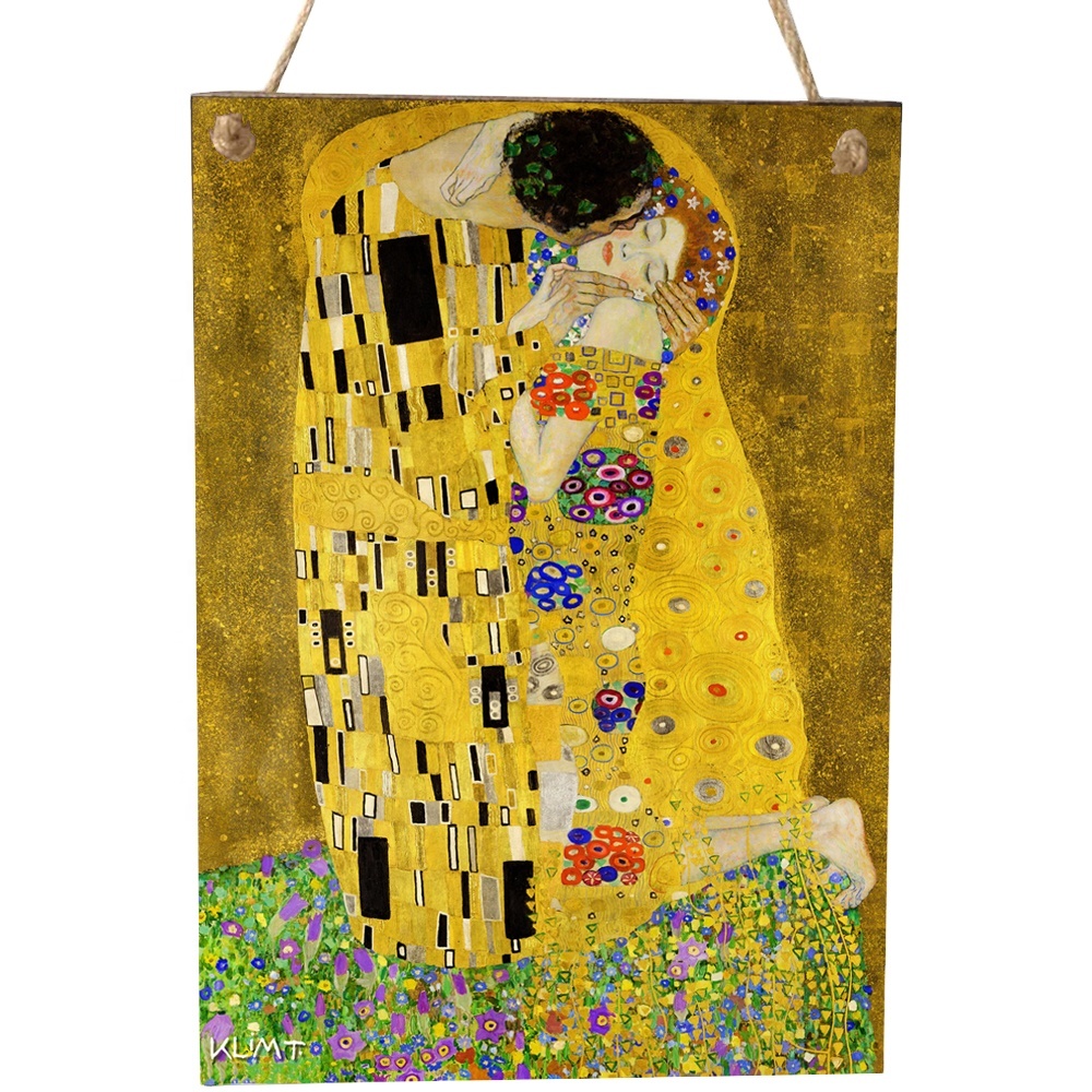 Домашние украшения, Классическая картина Klimt, подвесные внутренние витрины, художественные украшения
