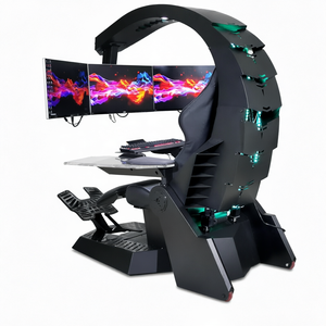 Chaise pivotante en métal extensible <span class=keywords><strong>CLUVENS</strong></span> UNICORN à succès avec inclinaison zéro gravité, chaleur et massage intégrés - Product Image 1