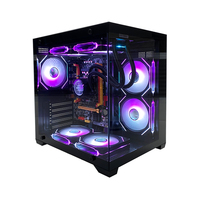 Pcooling Nouvelle Mode Offre Spéciale De Bureau M-atx Cas Ordinateur Gamer Pc Serveur Cas Avec Rgb Ventilateur De Refroidissement
