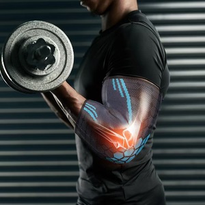 Support <span class=keywords><strong>de</strong></span> <span class=keywords><strong>coude</strong></span> à haute élasticité pour la musculation, le fitness et le basketball, <span class=keywords><strong>manchon</strong></span> <span class=keywords><strong>de</strong></span> <span class=keywords><strong>compression</strong></span> antidérapant pour soulager les douleurs articulaires - Product Image 6