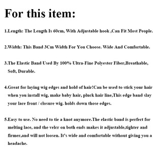Dây thun có logo tùy chỉnh dành cho tóc giả, dây thun giữ tóc giả, dây thun điều chỉnh được cho tóc nối - Product Image 2