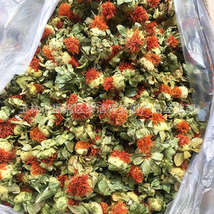 Testa di fiore rosso ananas arancione foglia sfusa tè origine <span class=keywords><strong>zafferano</strong></span> fonte di frutta un pezzo sfuso Dropshipping - Product Image 1