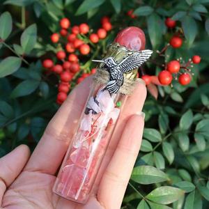Botella de Deseos Mágica con Piedras de Amatista Trituradas, Cristales y Virutas de Cristal, Venta al por Mayor - Product Image 6