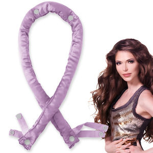 2025, superventas de fábrica, varilla rizadora sin calor, diadema Rosa mágica, rodillos de pelo sin calor para mujeres, pelo largo - Product Image 6
