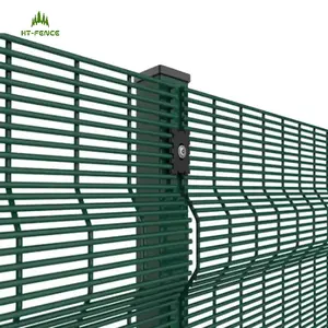 HT-FENCE 358 güvenlik eskrim toz kaplı yüksek güvenlik Anti tırmanma Mesh 358 çit