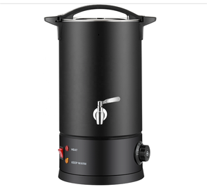Pot à cire électrique en acier inoxydable avec contrôle de la température, machine à faire fondre la cire pour la fabrication de bougies - Product Image 1