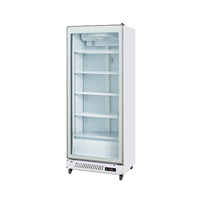 Réfrigérateur commercial à porte unique pour supermarché, chariot de présentation réfrigéré pour fruits et boissons, vitrine réfrigérée