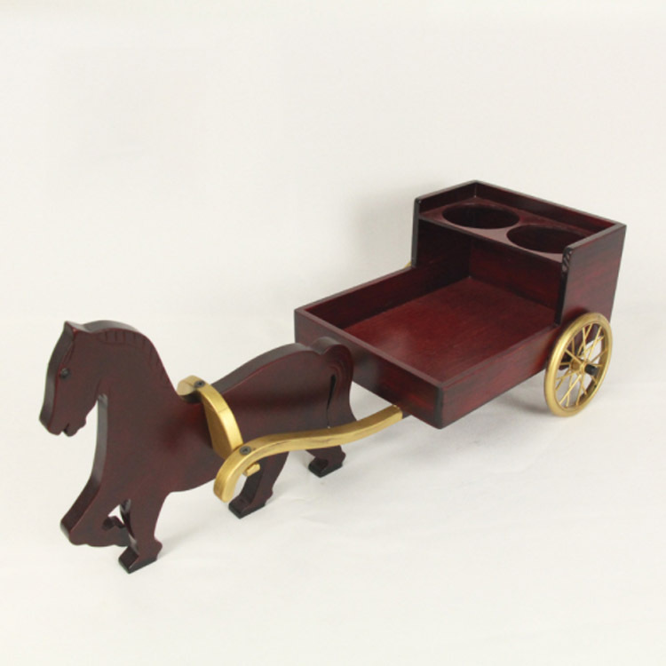 MYBAQ, Porte-bouteille de vin en résine dorée en forme de statue de cheval, refroidisseur de vin, décoration de table, cadeaux pour sculpture de cheval, filles, hommes, femmes, amateurs de vin