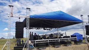 30x30cm 40x40cm Outdoor Aluminum Frame Box Portable Stage <b>Lighting</b> Truss With Custom Length on Sales - Product Image 2