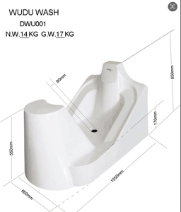 Lavabo per Preghiera Musulmana OEM di Fabbrica, Doccia Wudu di Alta Qualità in Acrilico, <span class=keywords><strong>Lavapiedi</strong></span> - Product Image 2