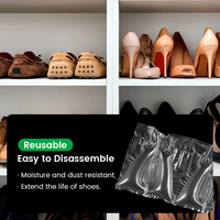 Chaussures gonflables transparentes à talon haut Shaper farce sac à coussin d'air rouleau pour baskets et sandales