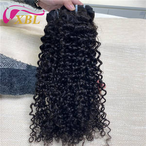 <span class=keywords><strong>Extensions</strong></span> de cheveux humains bouclés birmans bruts vierges de haute qualité cuticule complète alignée XBL expédition le jour même - Product Image 1