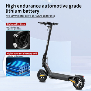<span class=keywords><strong>Trottinette</strong></span> Électrique Pliable à Batterie Lithium avec GPS, Capteur Numérique Longue Portée, en Alliage d'Aluminium Léger pour Adultes - G4 40km/h 150kg - Product Image 4