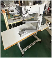 Bon marché, machine à coudre sac à main industriel en cuir en forme de U à bras rotatif à 360 degrés