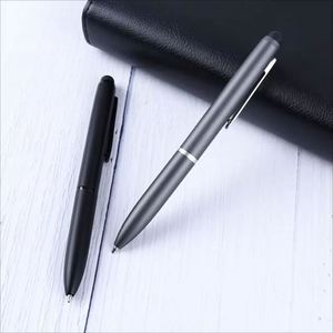 Custom Retractable Universal Metal Ballpoint <b>Pens</b>-Customizable Logo Slim Signature Design Black/<b>Multi</b>-<b>Colored</b> Ink 0.5-1.0mm - Product Image 4