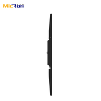 Rak TV Dinding Tetap Grosir Pabrik China 32"-65" VESA 400*400mm Hitam