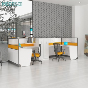 Custom Modern 2 8 Person Cubicle Privacy Screen Desk Factory OEM <b>Office</b> Furniture Top Workstation <b>Table</b> Modular Building Packing - Product Image 6