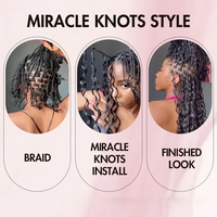 Extensions de cheveux humains 100% naturels vietnamiens pour tresses bohèmes, pré-bouclées, bouclées birmanes, nœuds miracle, cheveux humains au crochet effet plume