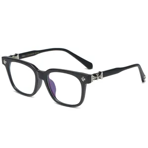 Gafas planas de estilo coreano Harajuku para miopía, lentes con montura para miopía, estilo retro literario masculino, novedad de 2020