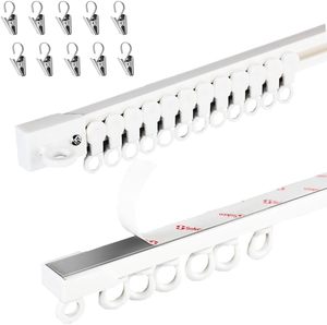 Rail <span class=keywords><strong>de</strong></span> <span class=keywords><strong>rideau</strong></span> adhésif en gros <span class=keywords><strong>pour</strong></span> fenêtre, tringles et rails <span class=keywords><strong>de</strong></span> <span class=keywords><strong>rideau</strong></span> adhésifs <span class=keywords><strong>de</strong></span> haute qualité, rail <span class=keywords><strong>de</strong></span> <span class=keywords><strong>rideau</strong></span> adhésif sans vis - Product Image 1