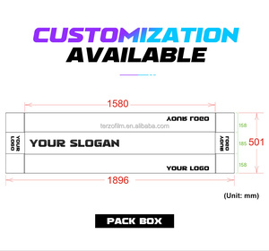 Factory Price PET Ultra Bright Metallic Sticker Film Self Adhesive Car Roof <b>Vinyl</b> - Product Image 5