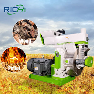 Richi miễn phí cài đặt gỗ mềm bạch đàn gỗ PELLET máy 2 t/h - Product Image 1