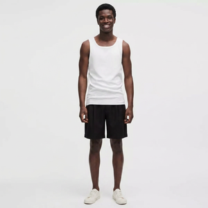 Camiseta Deportiva sin Mangas de Alta Calidad OEM, Camiseta Deportiva Acanalada para Hombre, Cuello Cuadrado, Camiseta Deportiva para Gimnasio para Hombre - Product Image 1