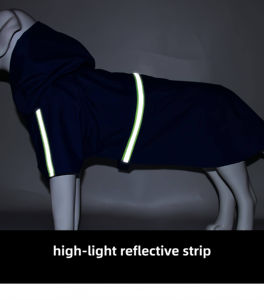 Vêtement de pluie pour grand chien, imperméable intégral en tissu PU avec éléments réfléchissants, idéal pour l'hiver, le printemps, l'été et la saison des pluies - Grande Vente - Product Image 4