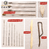 Modèle d'instruments chirurgicaux en bois, cadre de présentation pour outils de médecine chinoise, outils d'acupuncture anciens