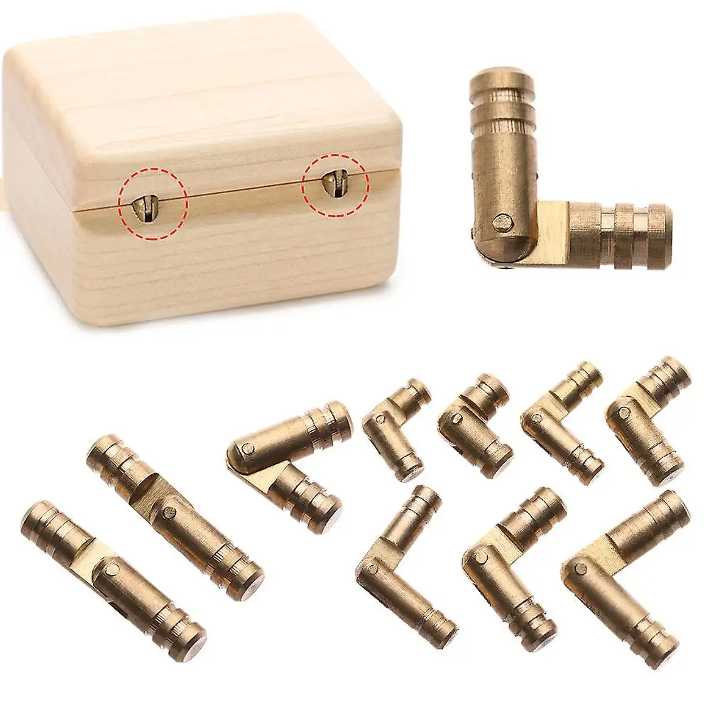 Factory Supply Brass Solid Cylinder Hinge Copper Concealed Hinge For Trinket Box