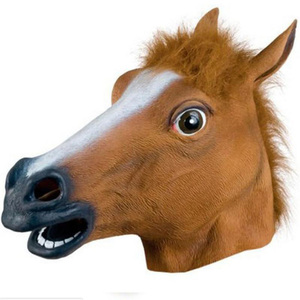 Tête de cheval masque Halloween Cosplay horreur Animal visage complet fête de pâques nouveauté Costume Costume théâtre blague fête folle - Product Image 6
