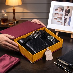 Cross Border <b>Gift</b> <b>Set</b> Watch Belt Wallet Men Business <b>Gift</b> Father S Day <b>Set</b> - Product Image 2
