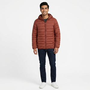 FINER THREADS Veste d'hiver matelassée pour homme avec logo entièrement personnalisé, tissu en toile, coque en nylon, respirante, séchage rapide, manches longues, pour l'extérieur - Product Image 1
