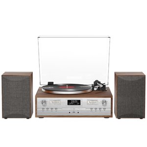 Tourne-disque vinyle classique avec cartouche <span class=keywords><strong>AT3600L</strong></span>, connexion sans fil CD, haut-parleur stéréo externe, centre musical - Product Image 1