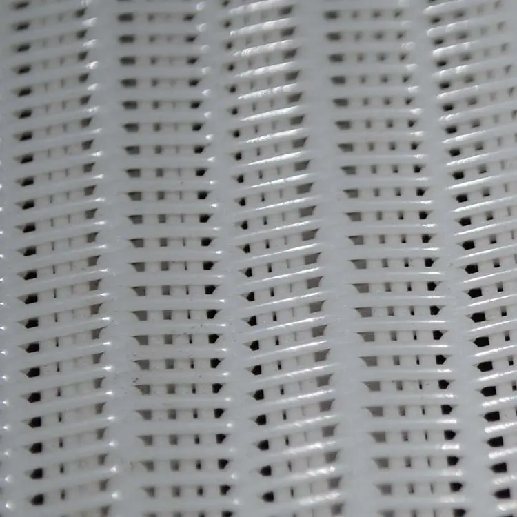 Plain Weave Polyester Spiral Press Dryer Fabric Filter Wire Mesh Screen Conveyor Belt For Paper Make With Black Red White Blue