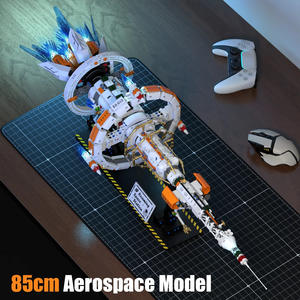 Apocalypse Star Space Rocket nave fai da te disco <span class=keywords><strong>di</strong></span> trasmissione meccanica assemblare giocattoli freccia <span class=keywords><strong>di</strong></span> <span class=keywords><strong>fuoco</strong></span> elettrica modello <span class=keywords><strong>di</strong></span> blocchi <span class=keywords><strong>di</strong></span> costruzione - Product Image 2