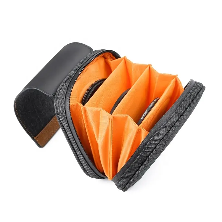 K&F Concept Small Soft Foldable Pocket Size Camera Memory Cards Storage Carrying Bag Pouch Case for SD TF CF Card